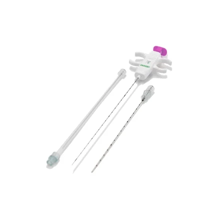 Coaxial y aguja para biopsia de tejido blando 18 G x 16 cm