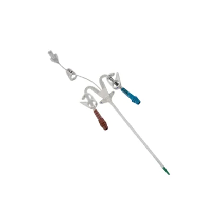Cateter Mahurkar Kit triple lumen, curvo 12 Fr x 20 cm